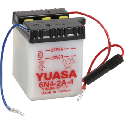 Batería Yuasa 6N2-2A-4 Dry charged (sin electrolito)