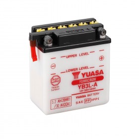 Batería Yuasa YB3L-A Dry charged (sin electrolito)