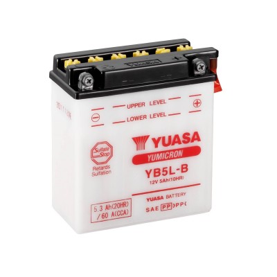 Batería Yuasa YB5L-B Combipack (con electrolito)