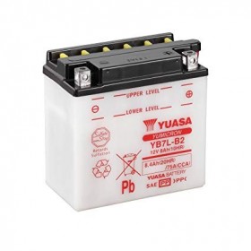 Batería Yuasa YB7L-B2 Dry charged (sin electrolito)