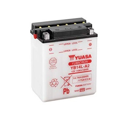 Batería Yuasa YB14-A2 Combipack (con electrolito)